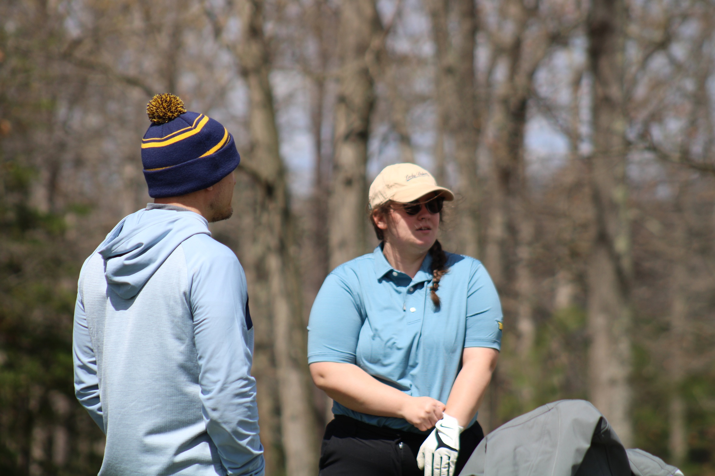 Ashley Brag looks to score well in the Womens Golf GSAC Championships